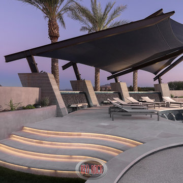 Private Outdoor Design by Red Rock Contractors and Red Rock Pools & Spas.