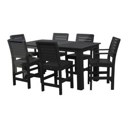 Weatherly 7pc Rectangular Counter Dining Set - Products
