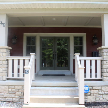 Countrylane Red James Hardie Siding | Kirkwood, MO 63122