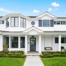 front porch with bay windows