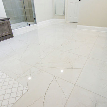 Traditional Primary Bath Remodel + Main Level Refresh, Kansas City, MO