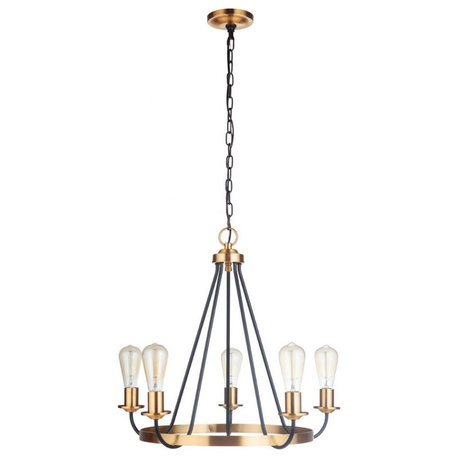 Craftmade Lighting 50325-FBSB Randolph - Five Light Chandelier