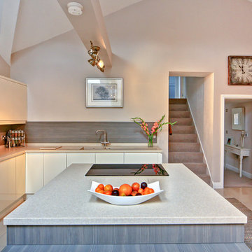 Gloss Ivory Kitchen Installed in Stalybridge, Tameside