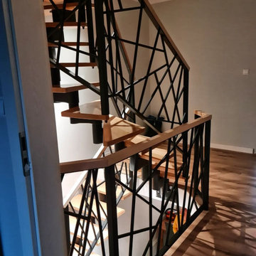 Винтовая лестница в стиле лофт