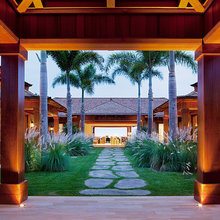entrance of the house