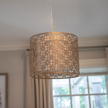 Lana Laser Cut Steel Drum Shade Pendant