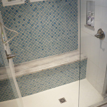 Flooded Basement Turned Gorgeous Master Bath