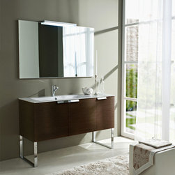53" ARCHEDA ACQUAVIVA ESSENZE 4F ITALIAN MADE BATHROOM VANITY CABINET & MIRROR - Bathroom Vanities And Sink Consoles
