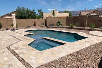 Photo of a traditional pool in Phoenix.