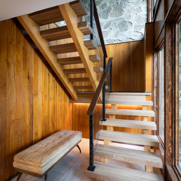 75 Beautiful Midcentury Staircase Ideas and Designs - June 2025 | Houzz UK