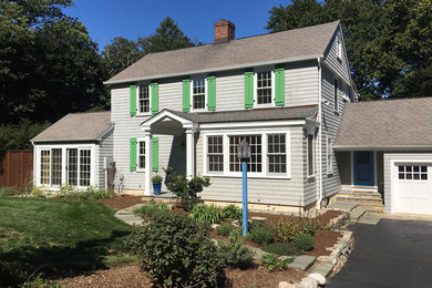 Small elegant exterior home photo in New York