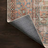Terracotta, Sky Printed Polyester Loren Area Rug by Loloi, 8'4"x11'6"