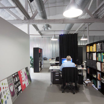 Black Loft Style Room Divider Kit