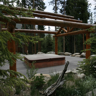 Small Log Cabins Landscaping Ideas | Houzz