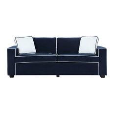 50 Most Por Contemporary Sofas Couches For 2018 Houzz Divano Roma Furniture Modern Two Tone Colorful Velvet Fabric Living Room Sofa Navy