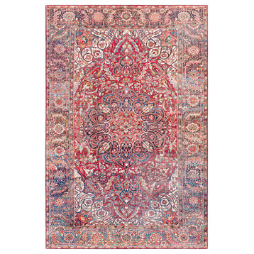 Iris IRS-2363 Traditional Rust/Red 5'x7'6" Area Rug