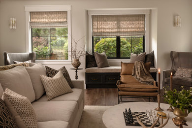 Inspiration for a living room remodel in Seattle