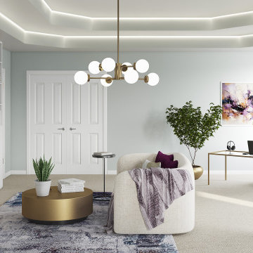Modern Primary Suite + Mommy Lounge, Snellville