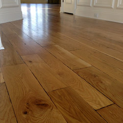 Custom Hand Beveled Rustic White Oak Flooring - Hardwood Flooring