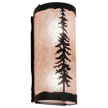 5 Wide Tall Pines Wall Sconce