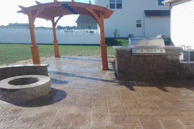 Elegant patio photo in Other
