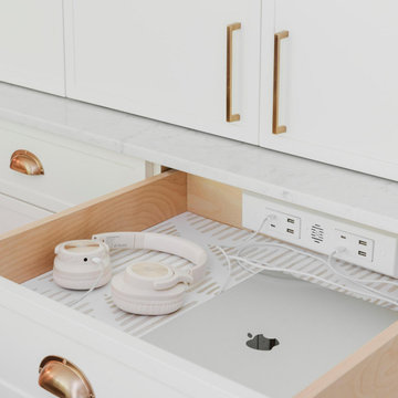 Taylor’s Appliance Garage with Hidden Charging Drawer