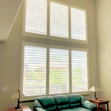 "Clear view Invisiline" Plantation Shutter applications