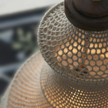 FEZ Moroccan-style Knit Lamp