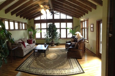Sunroom - large transitional sunroom idea in Baltimore