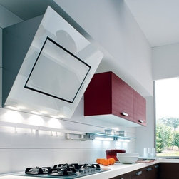 Designer range hoods - "Quest White Wall" Series - Range Hoods And Vents