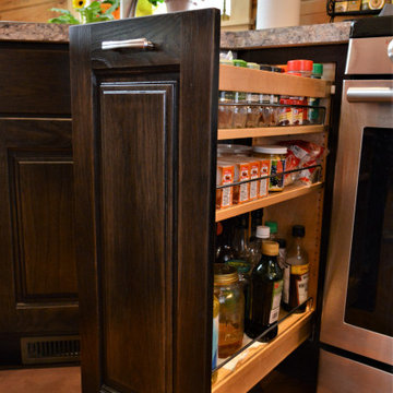 Niles, MI. Haas Signature Collection. Dark Hickory Kitchen