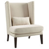 Malibu Wing Chair, Linen Fabric