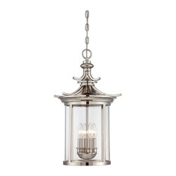 Savoy House Epping 4-Light Foyer in Polished Nickel - Ceiling Lighting