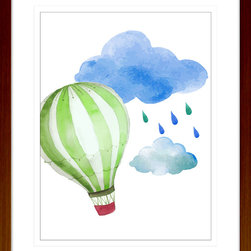 Up and Away Collection - Framed Wall Art (UP05) - Kids Wall Decor