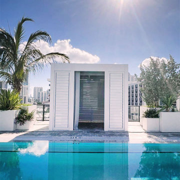 Commercial: Rooftop cabanas, Arlo Hotels Wynwood, Miami, FL