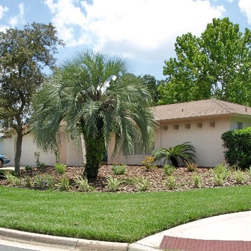 Front Yard tough corner lot landscape design
