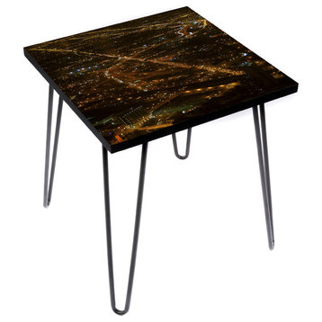 Look West Chicago Side Table, 20"