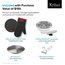 KRAUS Dex Kitchen Sink 33" Double Bowl