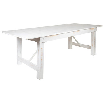 Flash Furniture Hercules 8'40" White Pine Folding Table