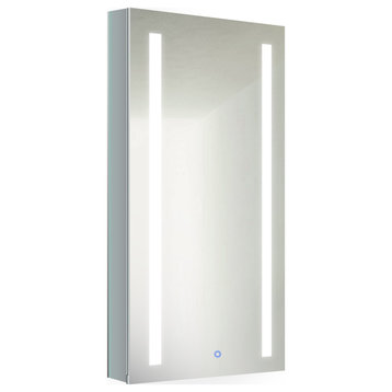 15" x 30" LED Medicine Cabinet With DeFog, Dimmer, 15"x30", Right