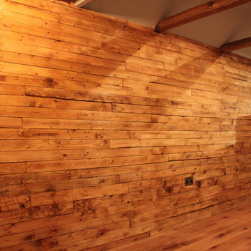 Reclaimed Acoustic Studio Wall - Secret Hidden Door