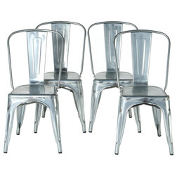 Industrial Outdoor Dining Chairs by Joseph Allen Home