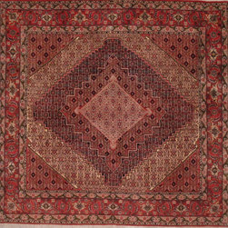 Persian Bijar rug 6'5 X 6'7 - Area Rugs