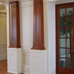 Custom Mahogany Craftsman Wood Columns - Columns And Capitals