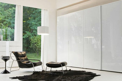 Trendy living room photo in Los Angeles