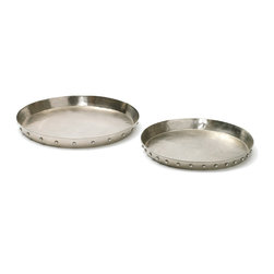 Round Oliver Trays- Set of 2 - Serving Utensils