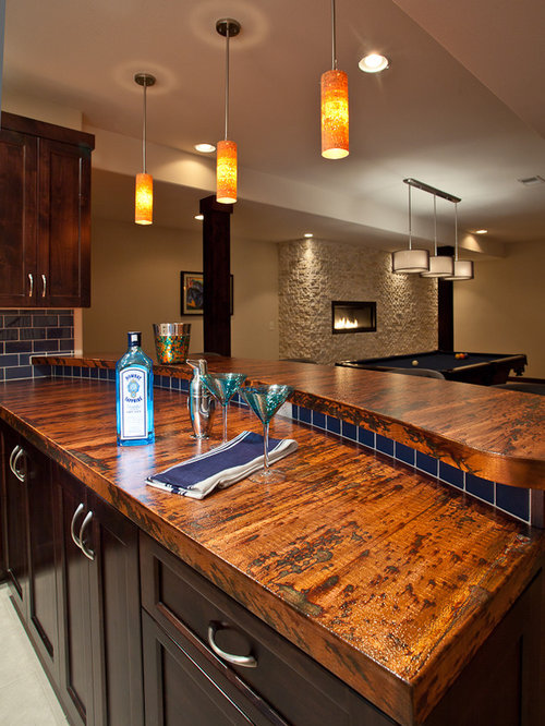 Wood Bar Rail Houzz