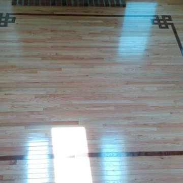 Hardwood Area Rug, inlaid border Ballwin MO