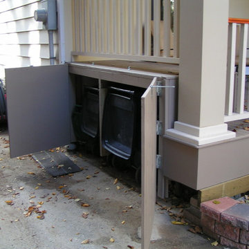 Beaches Rot Proof Porch, Curbside Appeal + Garbage Storage