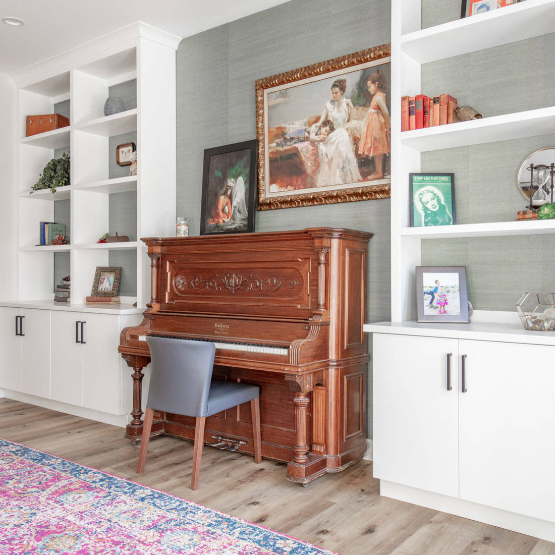 White, Contemporary, and Eclectic Kitchen